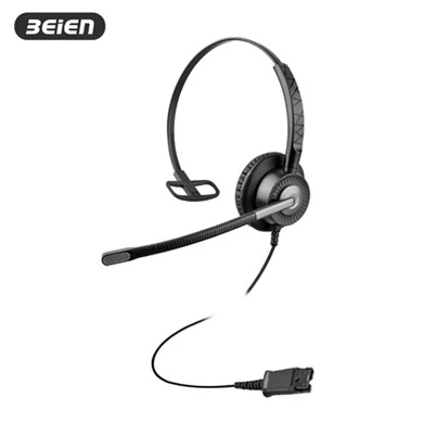 Wired Mono QD Headset nrog Microphone