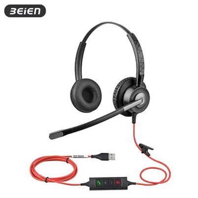 Dual Pob Ntseg Headset