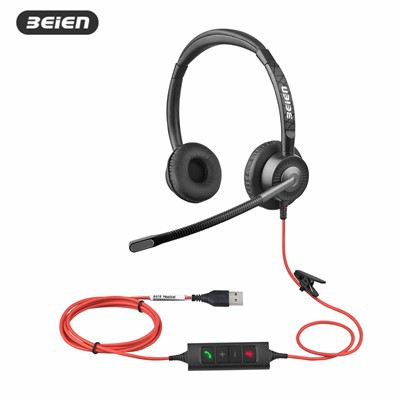 USB Dual Headset Nrog Mic