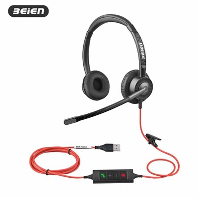 USB Dual Headset Nrog Mic