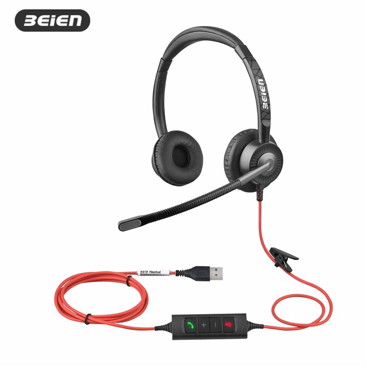 USB Dual Headset Nrog Mic